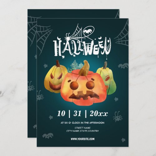 Halloween Party Event Invitation