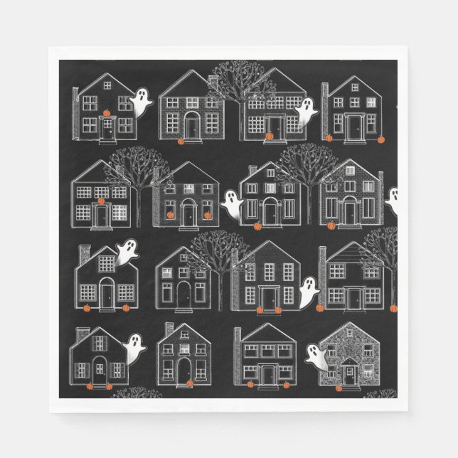 Halloween Party Event Napkins (Front)