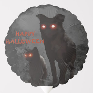 Halloween Party Evil Black Cat And Dog Balloon