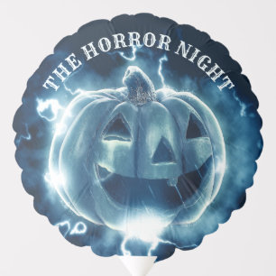 Halloween Party Evil Blue Pumpkin Horror Scary Balloon