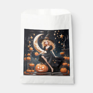Halloween Party Favor Bags Witch