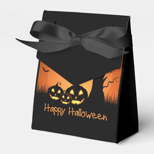 Halloween Party Favor Box (Front Side)