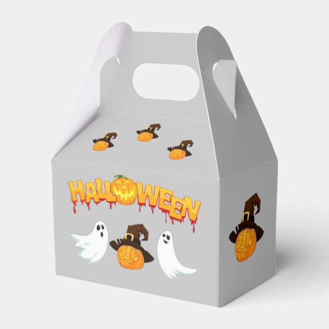 Halloween party favor boxes (Front Side)