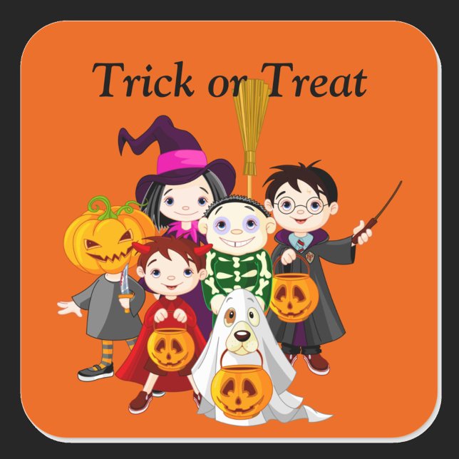 Halloween Party Favor Candy Bag Sticker Label (Creator Uploaded)