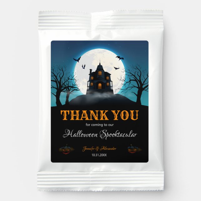 Halloween Party Favor Drink Mix (Front)