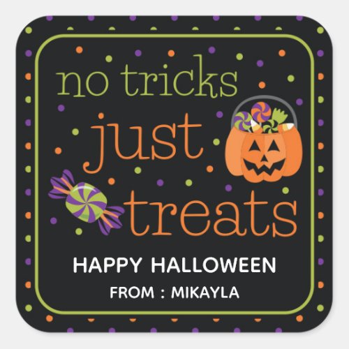 Halloween Party Favor Sticker
