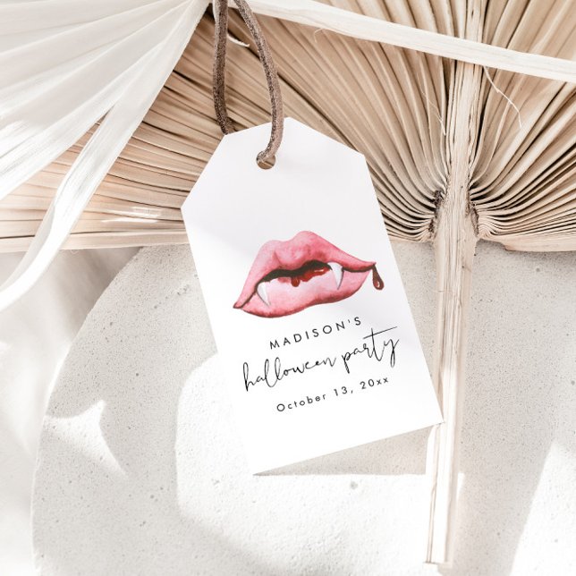 Halloween Party Favor Tag (Creator Uploaded)