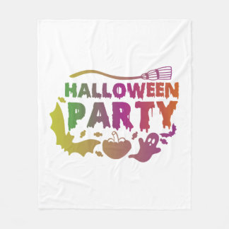Halloween Party Fleece Blanket