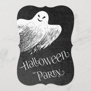 Halloween Party - Ghostly Ghost Invitation