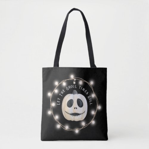 Halloween Party Gothic Pumpkin Face Tote Bag