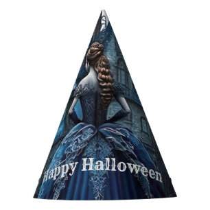 Halloween Party Haunted House Blue Night Scary Hat