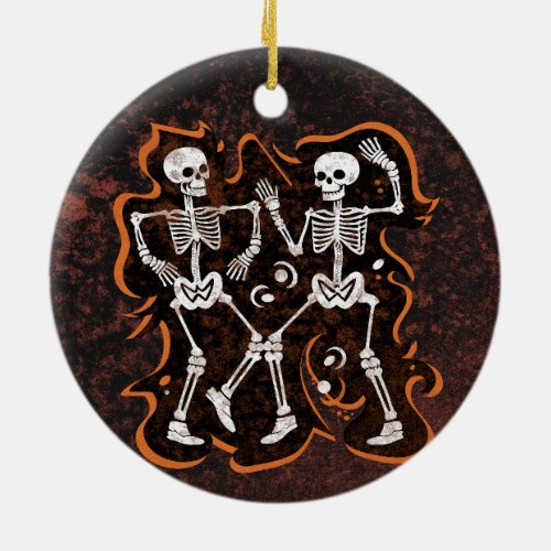 Halloween Party Haunted House Ceramic Ornament