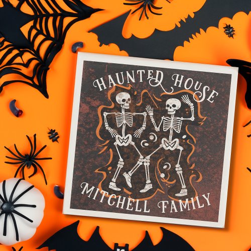 Halloween Party Haunted House Napkins