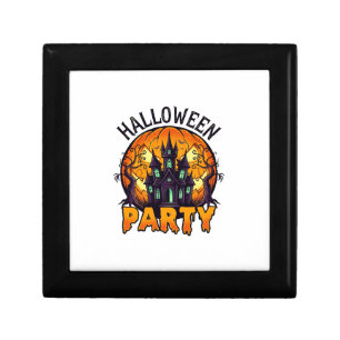 Halloween Party Haunted House Pumpkin Bats_1 Gift Box