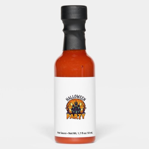 Halloween Party Haunted House Pumpkin Bats_1 Hot Sauces