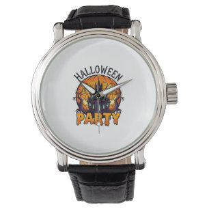 Halloween Party Haunted House Pumpkin Bats_1 Watch