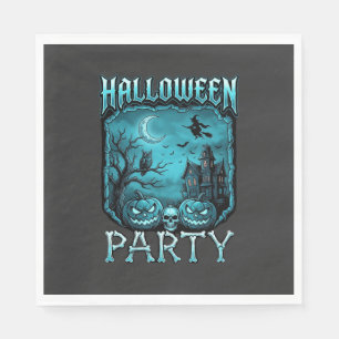 Halloween Party Haunted House Pumpkins Skull Witch Napkins