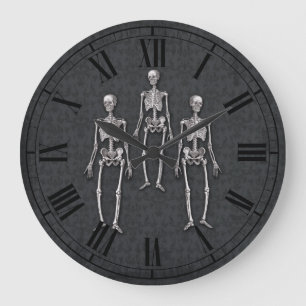 Halloween Party Haunted House Victorian Gothic Large Clock