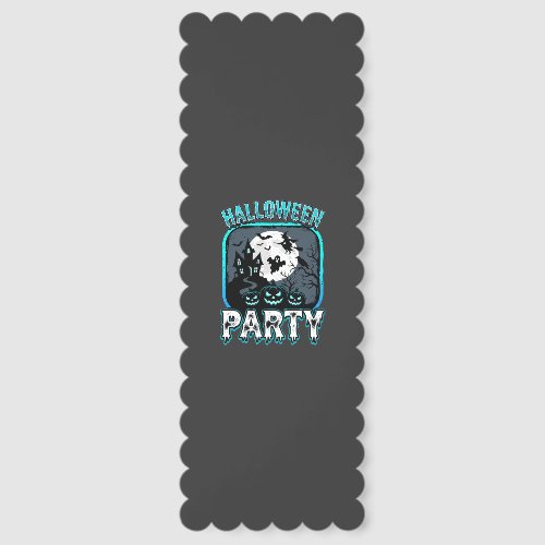 Halloween Party Haunted Pumpkin Vector Design Bookmarks
