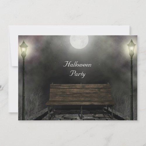 Halloween Party inviation dark Custom Invites