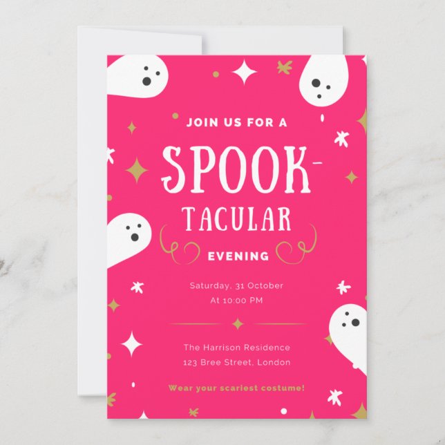 Halloween Party Invitation (Front)