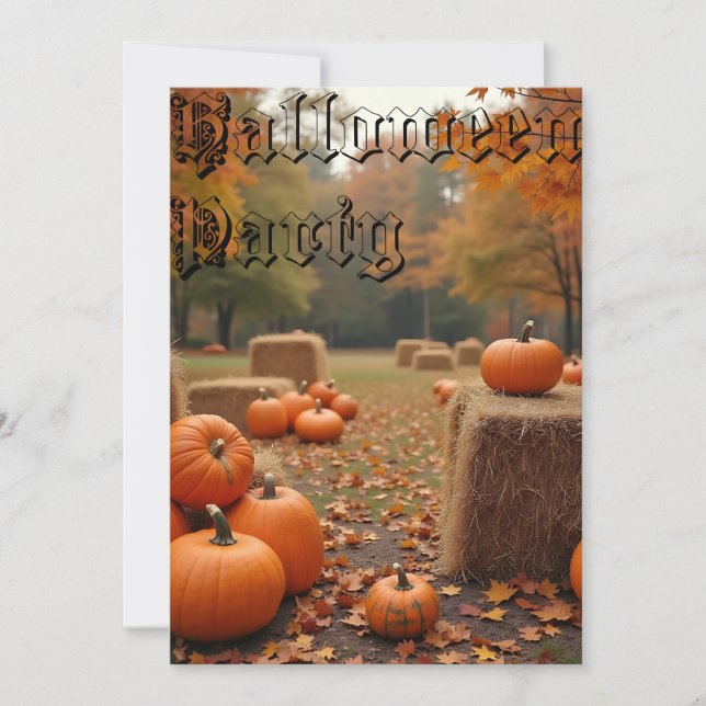 Halloween Party Invitation (Front)