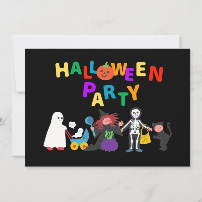 Halloween Party Invitation (Front)
