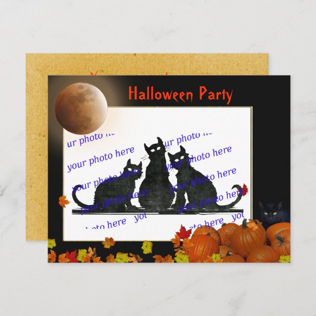 Halloween Party Invitation (Front/Back)