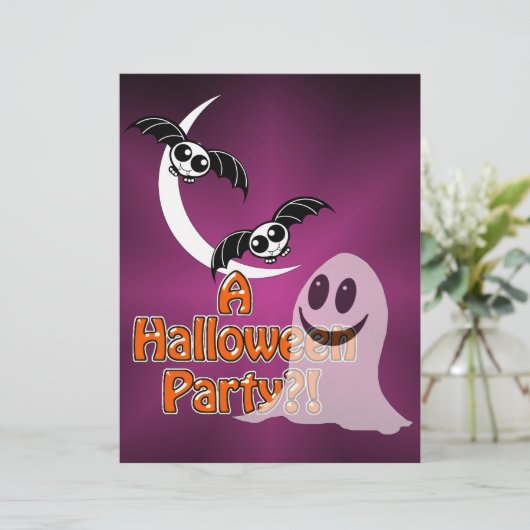 HALLOWEEN PARTY INVITATION (Standing Front)