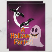 HALLOWEEN PARTY INVITATION (Front/Back)