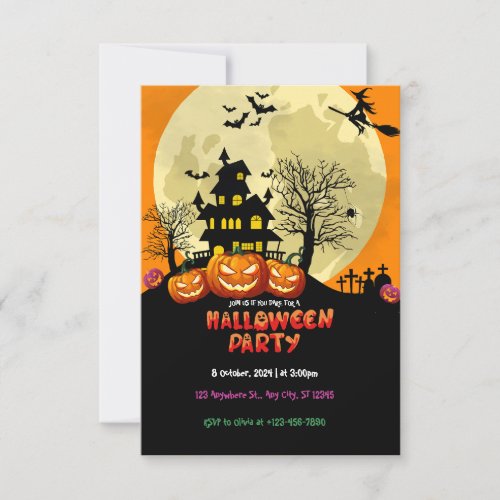 Halloween Party Invitation