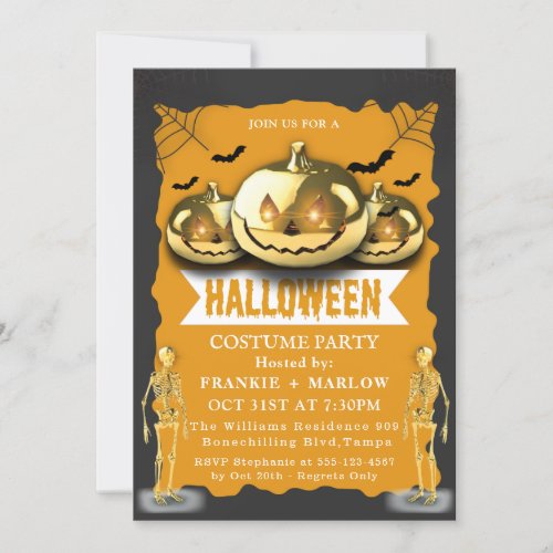  Halloween Party  Invitation