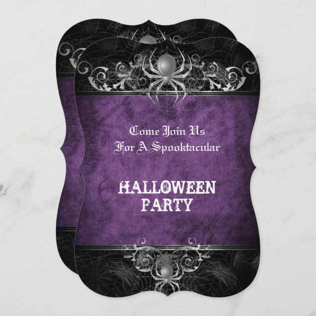 Halloween party Invitation (Front/Back)