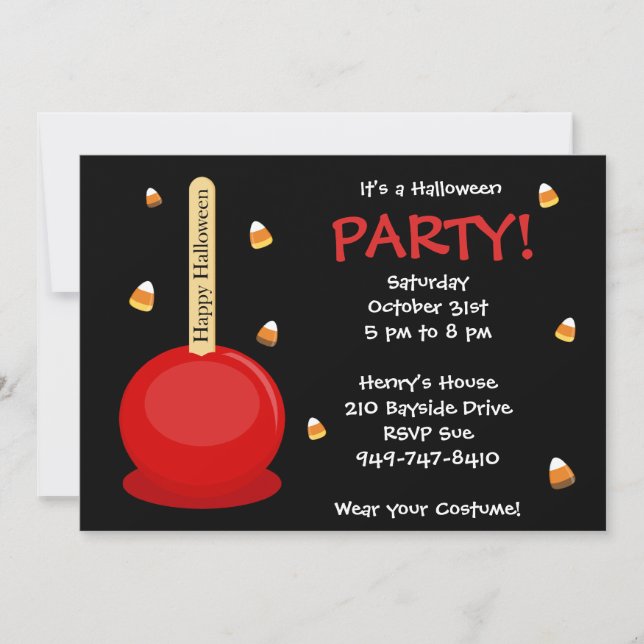Halloween Party Invitation (Front)