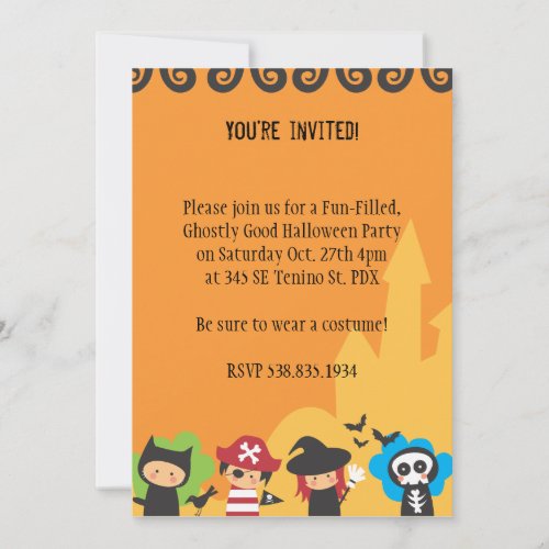 Halloween Party Invitation