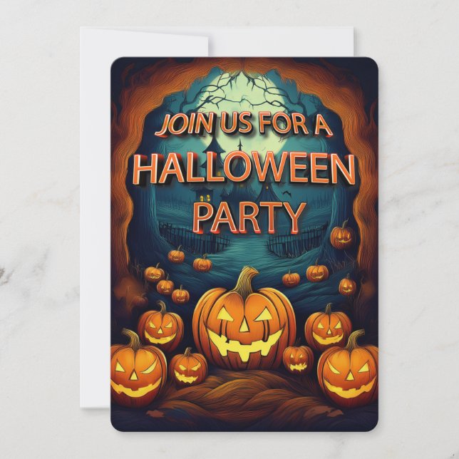 Halloween Party Invitation (Front)