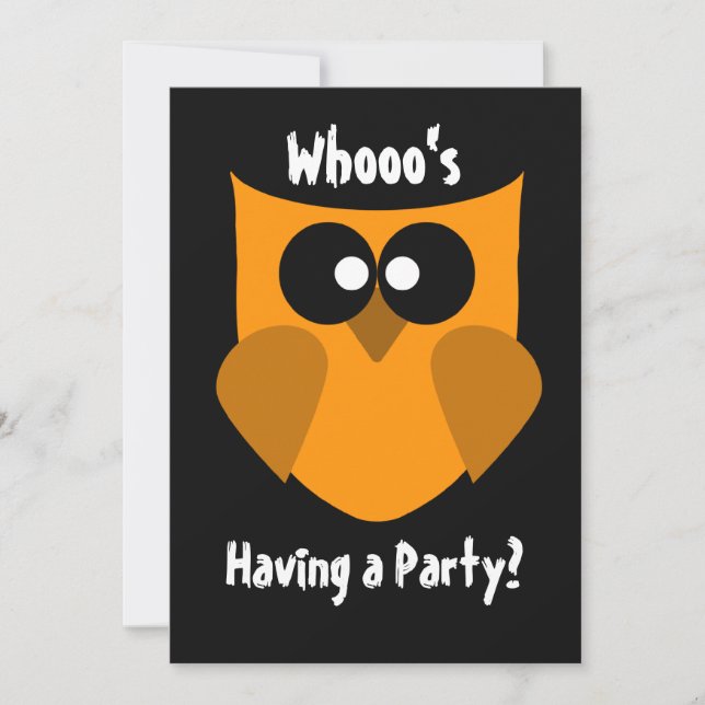 Halloween Party Invitation (Front)