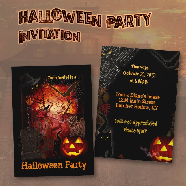 Halloween Party Invitation (Creator Uploaded)