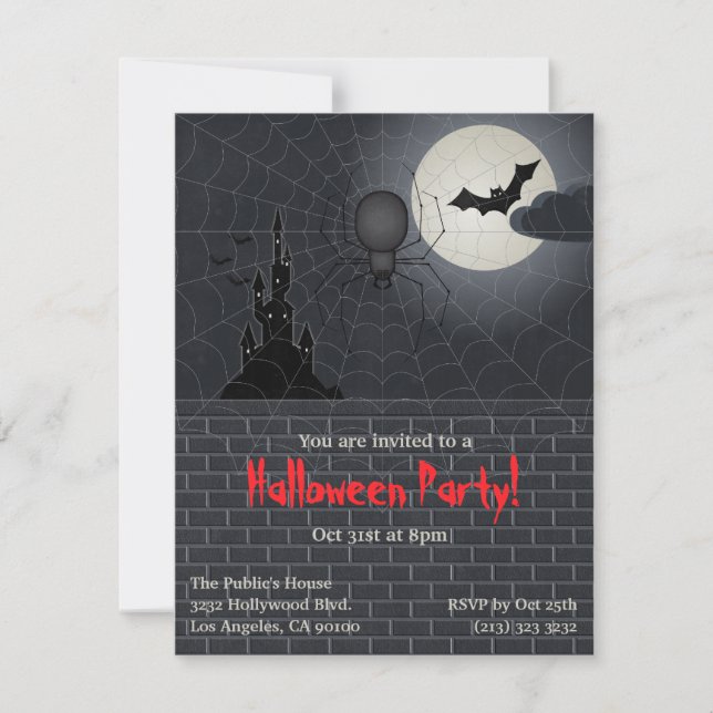 Halloween Party Invitation (Front)