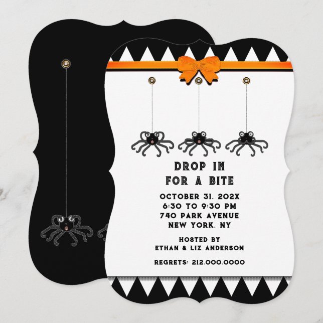 Halloween Party Invitation (Front/Back)