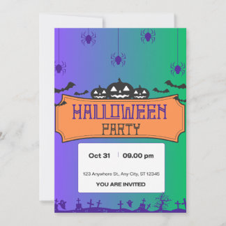 Halloween Party Invitation