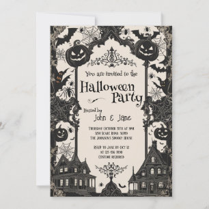 Halloween party invitation