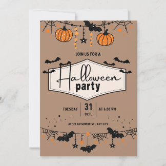 Halloween Party Invitation