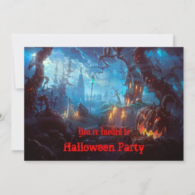 Halloween Party Invitation (Front)