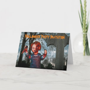 Halloween Party Invitation. Card