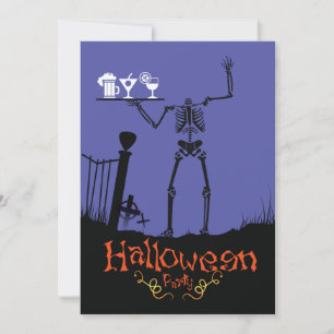 Halloween Party Invitation Drinks