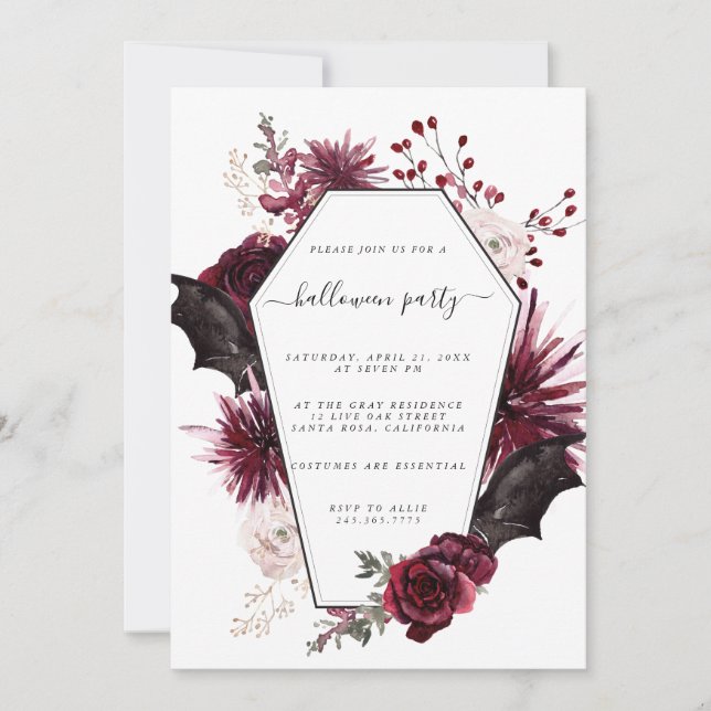 Halloween Party Invitation Flyer (Front)