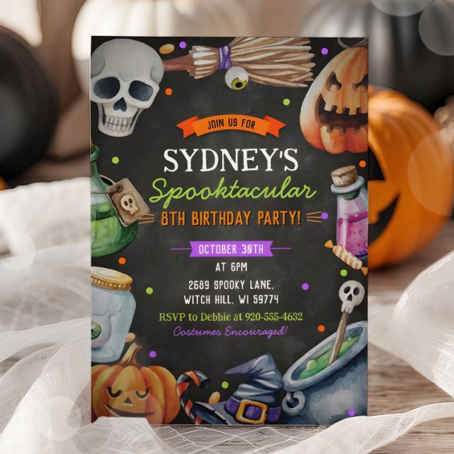 Halloween Party Invitation for Kids and Adults (Creator Uploaded)