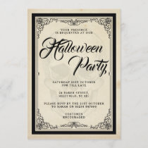 Halloween party invitation - Gothic Theme