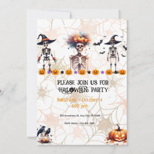  Halloween Party Invitation – Spooktacular Party